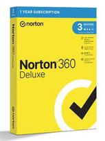 Norton 360 Deluxe antivirusinės programos nauja elektroninė (ESD) licencija 1 metams 1 vartotojui (3 įrenginiams)