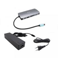 I-TEC USB-C Metal Dock 1xHDMI 1xVGA 1xSD+1xmicroSD Card reader 1xGLAN 1xAudio/Mic 3xUSB 3.1 1xUSB-C Data 1xUSB-C PD + Charger 100W