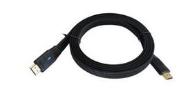 HDMI Cable v 2.1 flat black 2m