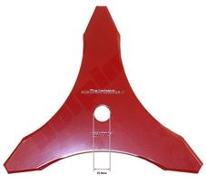 Trimerio pjovimo peilis trišakis 355 x 25,40 mm storis 3,00 mm
