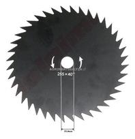 Trimerio pjovimo diskas 255 x 25,40 mm storis 1,60 mm 40 dantų