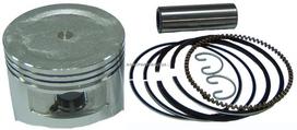 Stūmoklio komplektas Honda GX160 išmatavimai cilindro mm 68 (remontinis 0,25) pirminiai išmatavimai, kaištis 18 x 53,6 mm