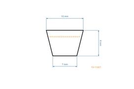 Trapecinis eigos diržas Stiga Collector 53S, Combi 53S Z30 10x765mm Li, 10,00x803mm La