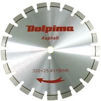 Deimantinis segmentinis pjovimo diskas asfaltui Laser 350x25,4/20mm 15x3,2mm