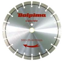 Deimantinis segmentinis pjovimo diskas betonui Laser 300x25,40/20mm 15x3,0mm