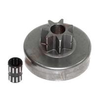Sankabos būgnelis su guoliu pjūklams STIHL MS380, MS038, MS38 žingsnis 3/8 užgriebiai 7 32061X, 1119 640 2000, 11196402000