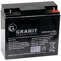 Gelinis akumuliatorius traktoriui Granit 12 V / 18 Ah 182 x 75 x 167 mm DIN51814