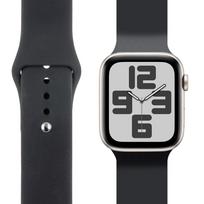 OBAL:ME silikoninė apyrankė skirta Apple Watch 38-41mm S-M juodos spalvos