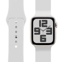 OBAL:ME silikoninė apyrankė skirta Apple Watch 38-41mm S-M baltos spalvos