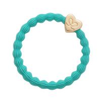 by Eloise London Gold Heart Turquoise gumytė plaukams