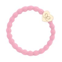 by Eloise London Gold Heart Ballet Pink gumytė plaukams
