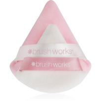 Brushworks Triangular Powder Puff Duo putos