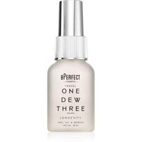 BPerfect One Dew Three purškiamasis makiažo fiksatorius drėkinamojo poveikio mini pakuotė 30 ml