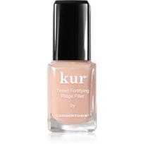 LONDONTOWN Kur Tinted Fortifying Ridge Filler glotninamasis nagų lako pagrindas sausiems ir lūžinėjantiems nagams atspalvis Apricot Beige 12 ml