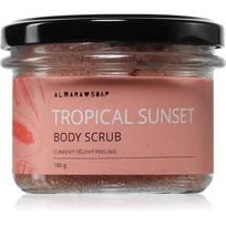 Almara Soap Body Scrub kūno šveitiklis su cukrumi celiulitui aromatas Tropical Sunset 180 g
