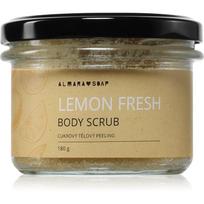 Almara Soap Body Scrub kūno šveitiklis su cukrumi celiulitui aromatas Lemon Fresh 180 g