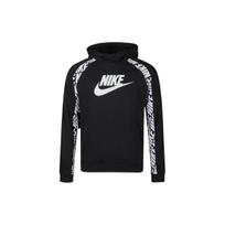 Nike Logotipo raidės Spausdinimo Hoodis Vaikams Hoodiai Juodas CJ7888-010 XL gray