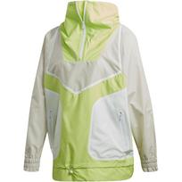 Adidas Stella McCartney Adizero Comfortable Casual Sports Skin-Friendly Jacket Women Jackets Transparent-Brown Semi-Frozen-Yellow White FK9677 L