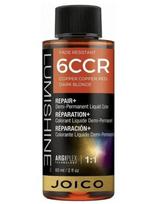Joico skysti pusiau ilgalaikiai plaukų dažai tonavimui Joico LumiShine Demi Liquid 6CCR, 60ml