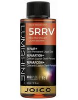 Joico skysti pusiau ilgalaikiai plaukų dažai tonavimui Joico LumiShine Demi Liquid 5RRV, 60ml