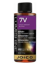 Joico skysti pusiau ilgalaikiai plaukų dažai tonavimui Joico LumiShine Demi Liquid 7V, 60ml