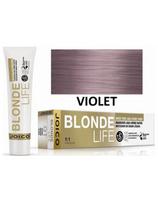 Joico skystas kreminis tonikas plaukų dažams greitam rezultatui Joico Blonde Life Violet, 74ml
