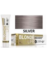 Joico skystas kreminis tonikas plaukų dažams greitam rezultatui Joico Blonde Life Silver, 74ml