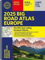 2025 Philips Big Road Atlas of Europe: (A3 Spiral Binding), 2025 Philips Big Road Atlas of Europe: (A3 Spiral Binding)
