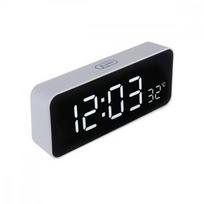 GreenBlue GB397 Skaitmeninis LED žadintuvas su temperatūra Lengvai įskaitomas ekranas Termometras USB-C Snooze Countdown