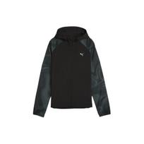 Puma Run Favorite Aop Woven Jacket With Color Block Running Training Breathable Hooded Long Sleeve Jacket Women Jackets Black 524534-51 S