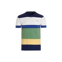 Polo Ralph Lauren SS22 Logo Embroidered Striped Short Sleeve T-Shirt Men Tops Multicolor 857233002 S