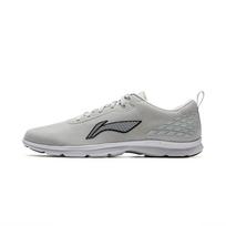 Li Ning Comfortable Fashion Versatile Shock Absorbing Non-Slip Wear-Resistant Low-Top Casual Running Shoes Men sneaker Light-Gray ARSV073-2 39