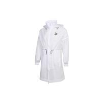 Puma Sportinis Laisvalaikio Vidutinio Ilgio Striukė Su Gobtuvu Moteriška Viršutinė Apranga Balta 531460-02 XL