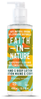 FAITH IN NATURE greipfrutų ir apelsinų losjonas, 400 ml