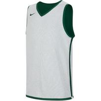 Nike Treniruočių Dvipusiai Marškinėliai Patogūs Odai Draugiški Sportiniai Mados Marškinėliai Be Rankovių Vaikams Viršutiniai Drabužiai Canyon-Green IB8904-341 L white