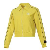 Puma T7 Outdoor Windproof Collared Woven Jacket Women Jacket Yellow 629113-41 S