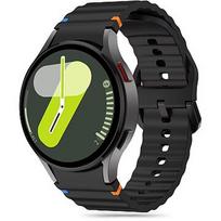 Tech-Protect watch strap Silicone Sport Samsung Galaxy Watch4/5/5 Pro/6/7/FE, black 5906302313389