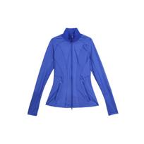 Adidas X Stella McCartney Collaboration Training Mid-Length Solid Color Sports Jacket Women Jacket Blue HD9104 XS