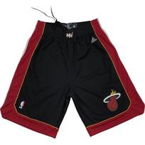 Adidas X NBA Miami Heat Swingman Fan Edition Stylish Simple Lace-Up Five-Point Basketball Shorts Men shorts Black 9809A-314-AMHEZ1 M