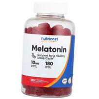Kramtomas Melatoninas, Melatonin 10 Guminukų, Nutricost 180 tab Braškė (72647055) Strawberry