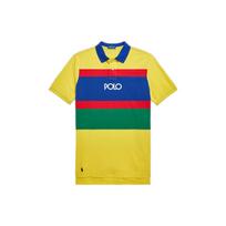 Polo Ralph Lauren Striped Polo Shirt Men Tops Yellow MNPOKNI1N822196-700 M