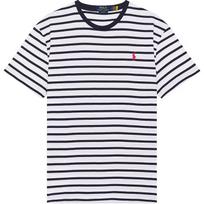 Polo Ralph Lauren apvalios apykaklės dryžuoti marškinėliai vyrams Viršutiniai drabužiai Tamsiai mėlyni 710934662-011 S