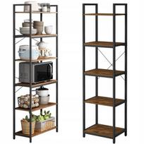 Kopėčių knygų spinta aukšta palėpėje metalinė spinta industrinė 154 cm retro klasika
