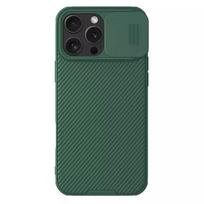 Telefonų dėklas - Nillkin - CamShield Pro - iPhone 16 Pro Max - Žalias - Sustiprinta apsauga