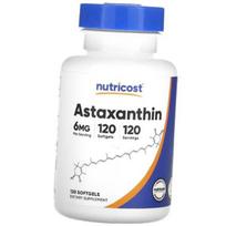 Astaxanthin in capsules, Astaxanthin 6, Nutricost  120 softgels (70647018) 120softgels