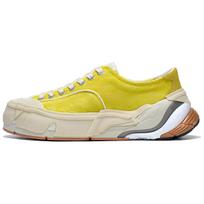 Li Ning Wu Ji Madingi Universalūs Neslystantys Smūgius Sugeriantys Žemi Sportbačiai Vyriški Kedai Geltoni AZGT037-6 43⅔
