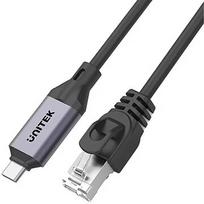 Unitek Kabel Ethernet USB C RJ-45 LAN, przewód sieciowy, 2m C18148AGY01-2M