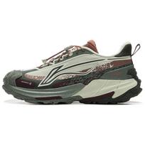 Li Ning Yijie 2.0 Stability Water-Resistant Support Durable Non-Slip Low-Top Outdoor Hiking Shoes Unisex Hiking Shoes Gray Green AHTU005-1 40⅓