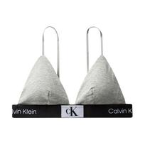 Calvin Klein Wireless Triangle Cup Bra Women underwear Gray QF7217-050 M