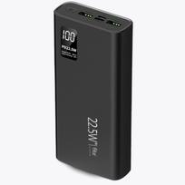 Greitojo įkrovimo išorinė baterija FIT2 K8 20000mAh 22.5W PD su USB-C, juoda